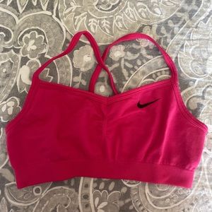 Pink Nike Sports Bra